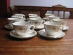 11 goudgedecoreerde kopjes ,boch la louviere., Antiek en Kunst, Antiek | Servies los, Ophalen of Verzenden