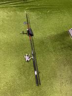 Nieuwe Mitchell Traxx spinhengel + molen + gevl lijn, 2.80m, Watersport en Boten, Hengelsport | Zeevissen, Ophalen of Verzenden