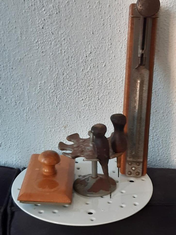 Lang nietapparaat, ,kantooritem, ,stempelmolen, Antiek en Kunst, Curiosa en Brocante, Ophalen of Verzenden