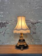 Elegante crème lampenkap met franjes, Huis en Inrichting, Lampen | Lampenkappen, Ophalen, Klassiek / Vintage / Antiek, Gebruikt
