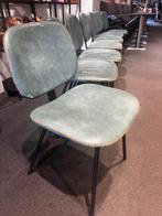 Gratis 7 stoelen, Huis en Inrichting, Stoelen, Ophalen, Gebruikt, Blauw, Metaal
