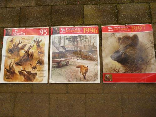 3 oude  kalenders    RIEN POORTVLIET    30 jaar oud !, Boeken, Prentenboeken en Plaatjesalbums, Gelezen, Prentenboek, Ophalen of Verzenden