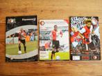 ZGAN - 3 Feyenoord wedstrijd-magazines, Ophalen of Verzenden, Zo goed als nieuw, Feyenoord, Boek of Tijdschrift