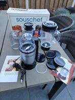Zgan groot Souschef all-in-1blender-set alles zit nog in de, Ophalen of Verzenden, Zo goed als nieuw