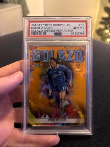 Didier Drogba Topps Chrome UCL PSA 10 beschikbaar voor biedingen