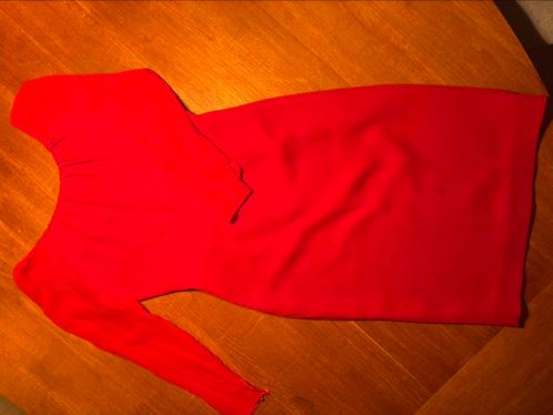 Rode Max Mara jurk – verstelbaar – licht gedragen, Kleding | Dames, Jurken, Gedragen, Maat 34 (XS) of kleiner, Rood, Onder de knie