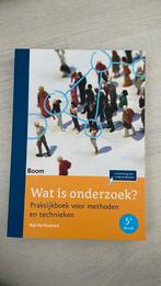 Nel Verhoeven - Wat is onderzoek?, Boeken, Studieboeken en Cursussen, Nel Verhoeven, Ophalen of Verzenden, Zo goed als nieuw