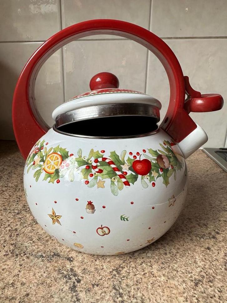 Villeroy & Boch kerst fluitketel, Diversen, Kerst, Ophalen of Verzenden