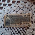 Zeer oud toegangsbewijs voor de boot uit 1932, Ophalen of Verzenden, Buitenland, Munten
