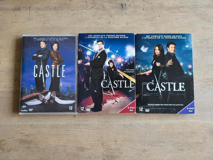 DVD Castle seizoen 1,2,3, Cd's en Dvd's, Dvd's | Tv en Series, Zo goed als nieuw, Actie en Avontuur, Vanaf 12 jaar, Ophalen of Verzenden