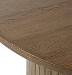 by fonQ Alon Salontafel Ø 90 cm - Smoked Eiken | €299, nu, 50 tot 100 cm, Vierkant, Nieuw, ByFonq