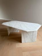 Vintage Carrara marmeren salontafel - Italiaans design, Huis en Inrichting, Tafels | Salontafels, Ophalen, Overige materialen