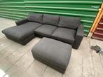 Donkere Hoekbank | UrbanSofa | Ira Ness | Bezorging mogelijk, 100 tot 125 cm, 250 tot 300 cm, Loungebank, Stof