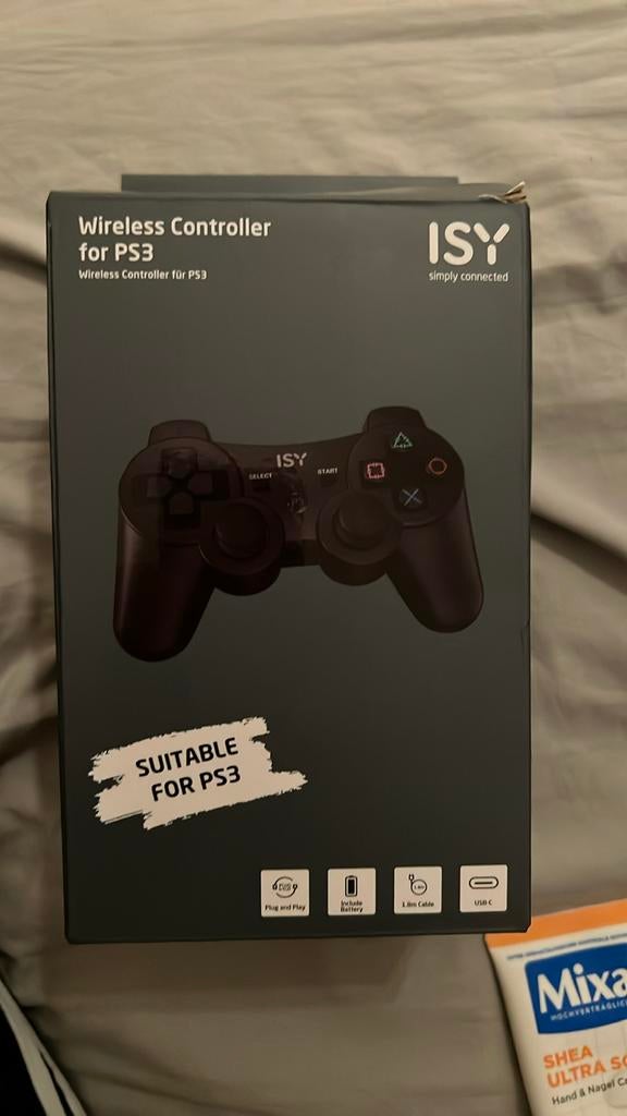 Wireless PS3 Controller ISY, PlayStation 3, Nieuw, Ophalen of Verzenden, Controller