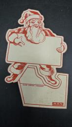 Antiek Kerstmis etalagekaartje prijskaartje, Diversen, Kerst, Ophalen of Verzenden, Nieuw