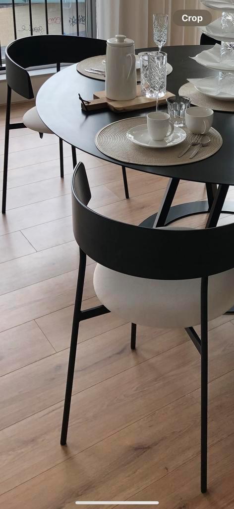 Fest friday stoelen, Huis en Inrichting, Stoelen, Zo goed als nieuw, Twee, Metaal, Zwart, Ophalen
