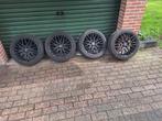 SET BANDEN OP VELG, Auto-onderdelen, Banden en Velgen, Ophalen, 18 inch, Gebruikt, Banden en Velgen