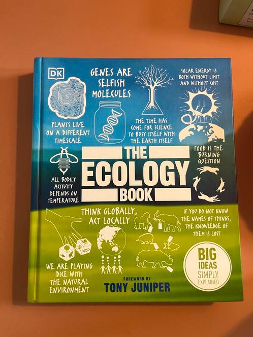 The Ecology Book - Tony Juniper - Natuurkunde, Boeken, Natuur, Zo goed als nieuw, Natuur algemeen, Ophalen of Verzenden