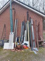 Ronde buizen met en zonder bevestigingsstrips, Ophalen, Overige materialen, Gebruikt, Overige typen