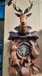 Houten Koekoeksklok met Hertenkop, Ophalen of Verzenden