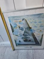 Salvador dali print, Ophalen of Verzenden, Zo goed als nieuw, Hout, Minder dan 50 cm