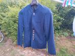 Trachten janker 48 maat s staande kraag blauw, Ophalen of Verzenden, Zo goed als nieuw, Maat 48/50 (M), Blauw