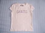 wit shirt merk Cars met paars maat 122-128, Kinderen en Baby's, Kinderkleding | Maat 122, Gebruikt, Meisje, Ophalen of Verzenden