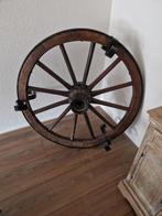 Wagonwiel oud wiel wagenwiel karrewiel, Antiek en Kunst, Ophalen of Verzenden