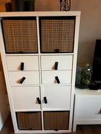 Kallax ikea witte Kast met Lades en Manden, Ophalen, Kunststof, 100 tot 150 cm, 50 tot 100 cm