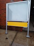 reclamebord aluminium, vitrine reclamebord informatie bord, Ophalen, Zo goed als nieuw, Reclamebord
