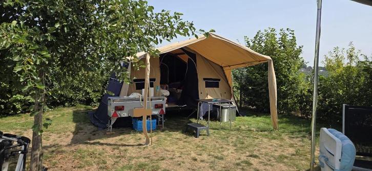 Vouwwagen, Caravans en Kamperen, Vouwwagens, Trigano, tot en met 6, Meerkleurig, Aanwezig, Ophalen