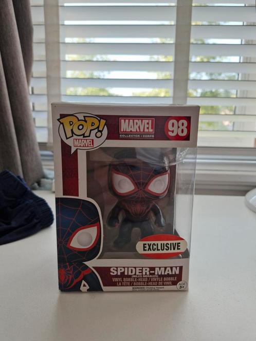 Spider-Man Miles Morales Funko Pop! #98 - Exclusief!, Verzamelen, Poppetjes en Figuurtjes, Nieuw, Ophalen of Verzenden
