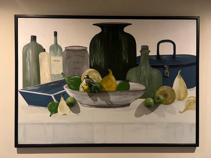 Schilderij met diepgang 140x100, Antiek en Kunst, Kunst | Schilderijen | Klassiek, Ophalen