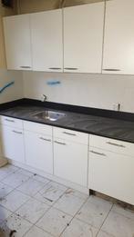 oderkast met bovenkast, Huis en Inrichting, Keuken | Keukenelementen, Ophalen, Wit, Zo goed als nieuw, 200 cm of meer