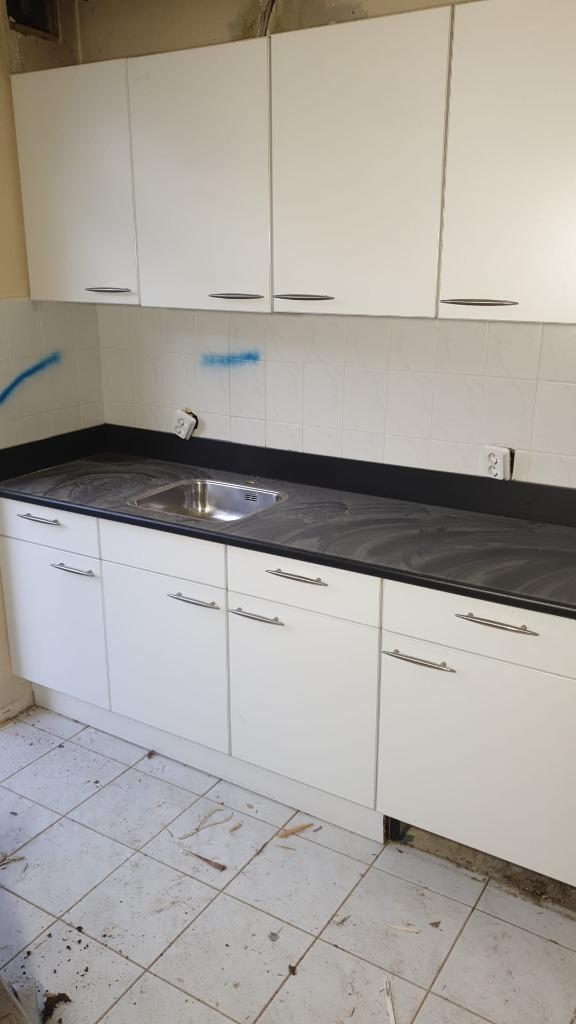 oderkast met bovenkast, Huis en Inrichting, Keuken | Keukenelementen, Zo goed als nieuw, Minder dan 100 cm, 200 cm of meer, 25 tot 50 cm