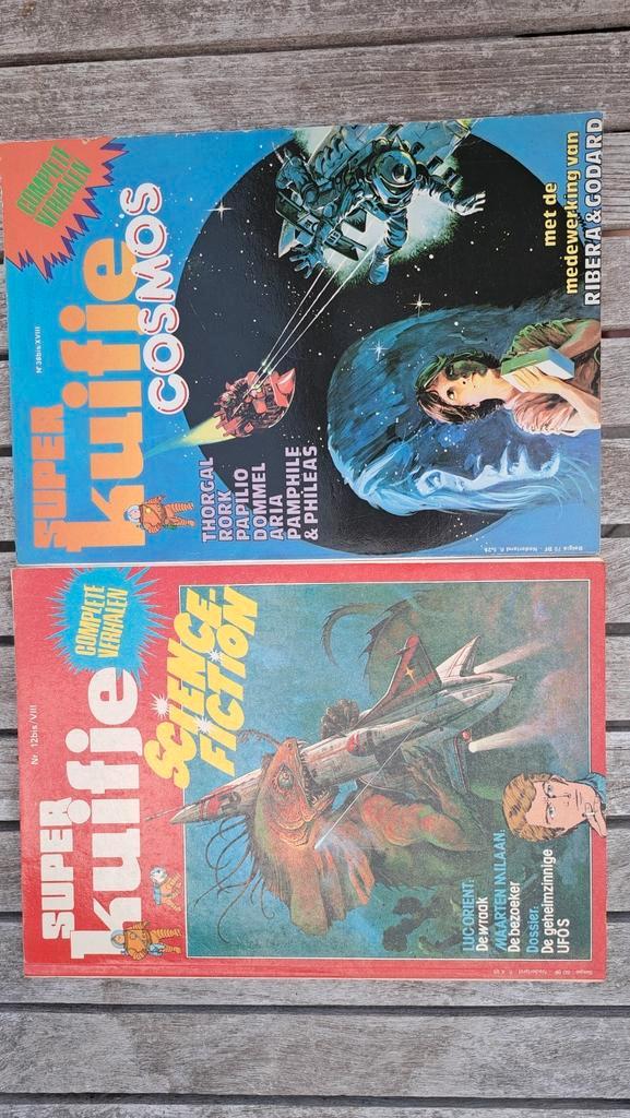 Super Kuifje Science Fiction & Cosmos Vintage Stripclassics, Boeken, Stripboeken, Gelezen, Meerdere stripboeken, Ophalen of Verzenden