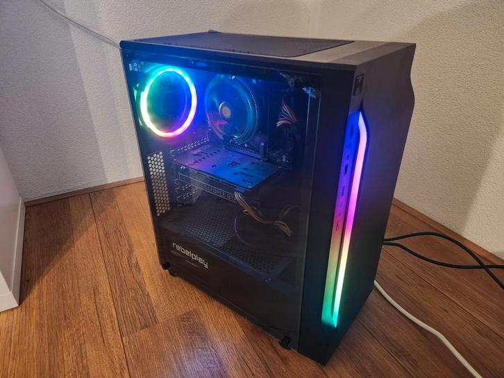 Mid-End RGB Game PC / Ryzen 7 / GTX 1660 SUPER / 500GB /, Computers en Software, Desktop Pc's, Ophalen of Verzenden
