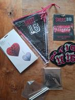 16 jaar feestpakket, sweet 16, party, Hobby en Vrije tijd, Feestartikelen, Ophalen of Verzenden, Zo goed als nieuw, Versiering
