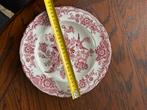 Engels rood Crown Ducal Bristol Plat Dinerbord 25 cm, Antiek en Kunst, Ophalen of Verzenden