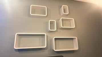 Decoratieve wandblokken / wandplanken – set van 6 beschikbaar voor biedingen