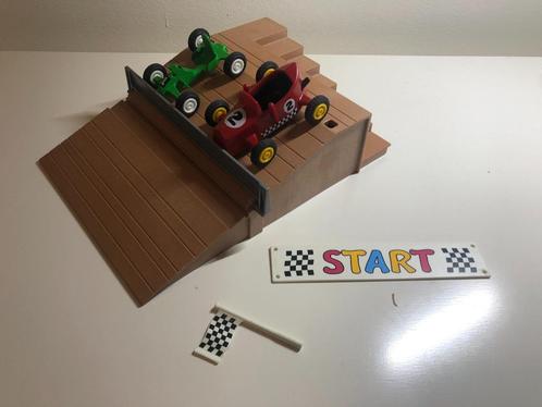 B791 Playmobil Kart Race Start Punt - 4141, Kinderen en Baby's, Speelgoed | Playmobil, Gebruikt, Los playmobil, Ophalen of Verzenden