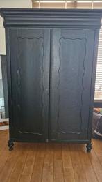 Leuke zwarte broodkast, Huis en Inrichting, Kasten | Buffetkasten, Ophalen, Gebruikt, 100 tot 150 cm, 150 tot 200 cm