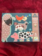 Djeco dierenpuzzels, Ophalen of Verzenden, 10 tot 50 stukjes, Zo goed als nieuw