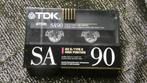 1x TDK SA 90 –Cassette- 90min. 1990.NIEUW-in folie!  -adv.12, Ophalen, Nieuw in verpakking, 1 bandje, Onbespeeld