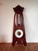 Antiek Houten Barometer Weerstation, Ophalen of Verzenden