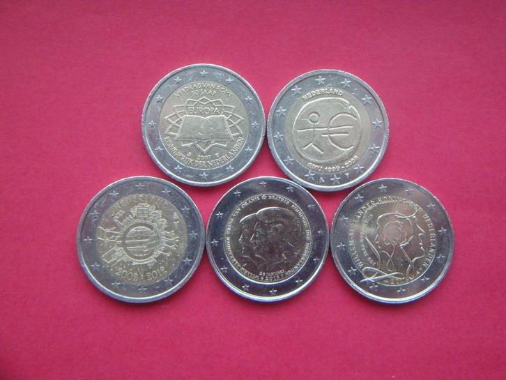 Nederland setje 2 Euromunten 2007 / 2013., Postzegels en Munten, Munten | Nederland, Setje, Euro's, Koningin Beatrix, Verzenden