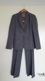 Benetton grijs dames pak colbert rok en broek NL36 I42, Ophalen of Verzenden, Zo goed als nieuw, Grijs