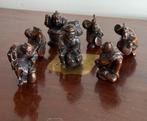Japanse Netsuke Houtsnijwerk Beeldjes - Set van 8, Ophalen of Verzenden