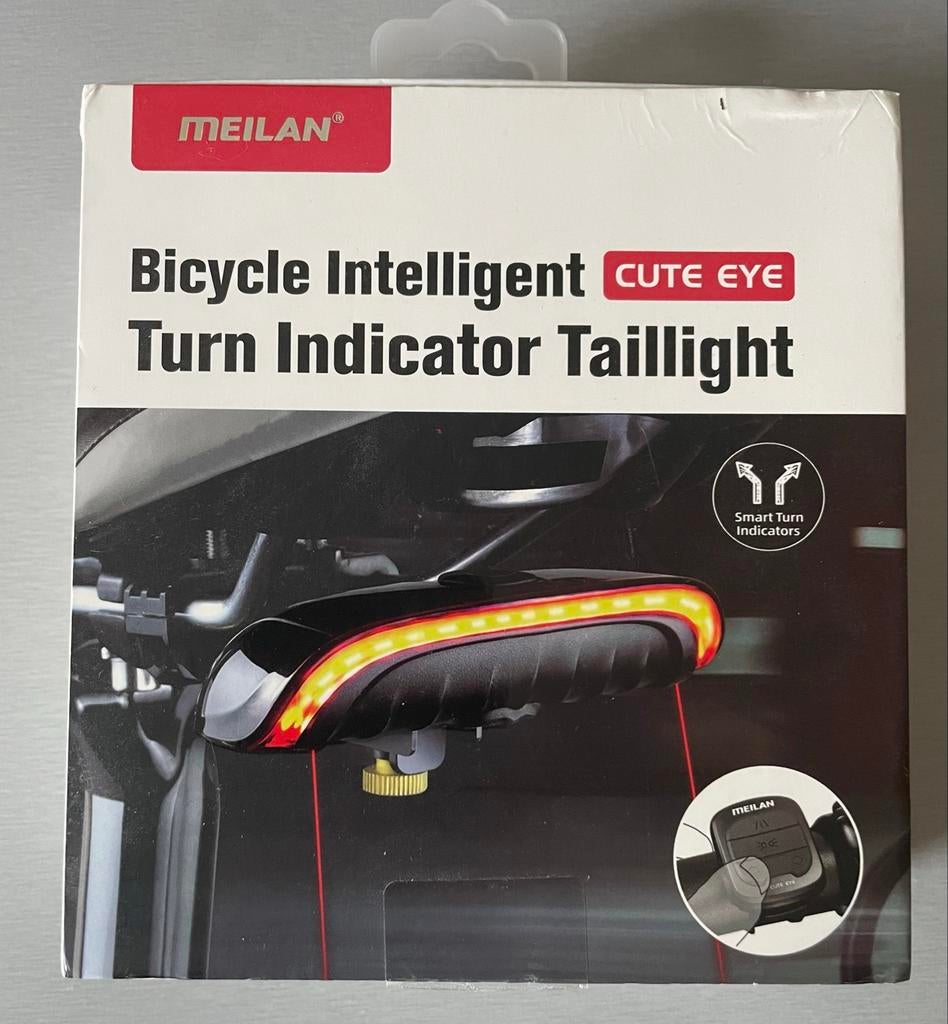 LED Fiets Achterlicht met Richtingaanwijzer & Afstandsbedien, Achterlicht, Ophalen of Verzenden, Accu, Oplaadbaar