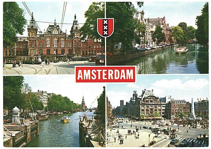 908857 Amsterdam NH jr 60 70 Nette oude kaart Onbeschreven, Verzamelen, Ansichtkaarten | Nederland, Ongelopen, Noord-Brabant, 1960 tot 1980